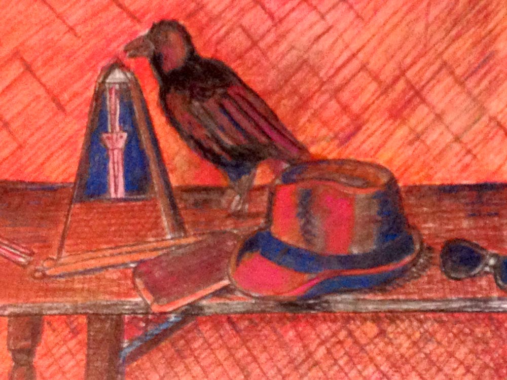 Still-life-with-Crow